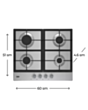 Plitə Beko HIAG 64225 SX