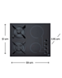 Plitə Franke FHX 604 2G 2C BK C