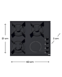 Plitə Franke FHX 604 3G 1C BK C
