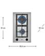 Варочная поверхность Teka EFX 30 2G AI AL
