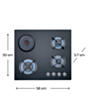 Plitə Teka HF LUX 60 3G 1P AI AL