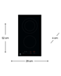 Plitə Electrolux LHR3233CK