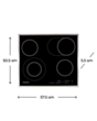 Plitə Samsung NZ64T3516CK/WT