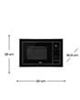 Mi̇krodalğalı soba Teka ML 820 BIS