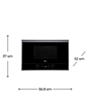Mi̇krodalğalı soba Teka ML 822 BIS L Black