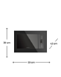 Mikrodalğalı soba Electrotech MW ET555-T3 Black 