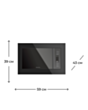 Микроволновая печь Electrotech MW ET555-T3 Black 