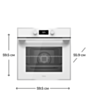 Духовой шкаф Teka HLB 840 SS Белый