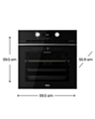 Soba Teka HLB 8510 P BK