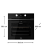 Духовой шкаф Teka HLB 8510 P BK