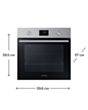 Духовой шкаф Samsung NV68A1145RS/WT