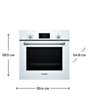 Духовой шкаф Bosch HBF512BW1T