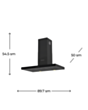 Aspirator Electrotech Oblo 90 Black