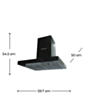Aspirator Electrotech Oblo 60 Black