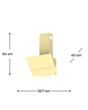 Aspirator Electrotech Alno Duo 60 Cream