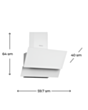 Aspirator Electrotech Alno Duo 60 White