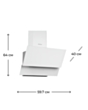 Вытяжка Electrotech Alno Duo 60 White 