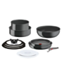 Tava və qazan dəsti TEFAL Ingenio Ceramic Renew 11 parça 2100129672