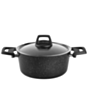 Qazan dəsti Schafer Black Stone 7 parça 8699131858424 Qara