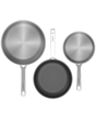 Tava dəsti BergHOFF Frying Pan Set Helix 3 parça 1315084