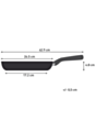 Tava TEFAL Hard Stone Diffusion 24 sm 2100133780