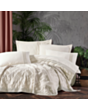 Yataq örtüyü + tekstil yataq dəsti Şahəsər Full Set Freya CK Krem
