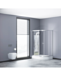 Yarım oval duşaltlıq üstü duş kabin Kabinex KL 853 150×90×180 sm Sol