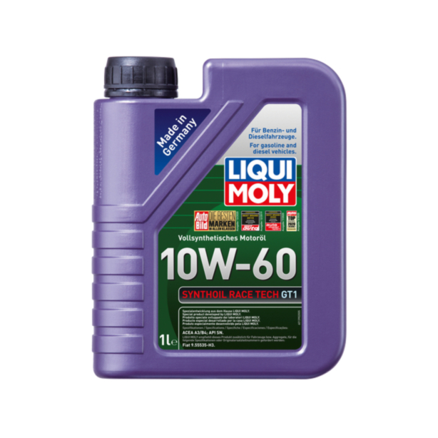 Mühərrik yağı Liqui Moly Synthoil Race Tech Gt1 10W-60 1390/1943