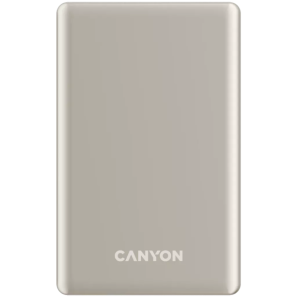 Power Bank Canyon OnPower 510 Slim Magsafe 10000 mAh Beige PD20W