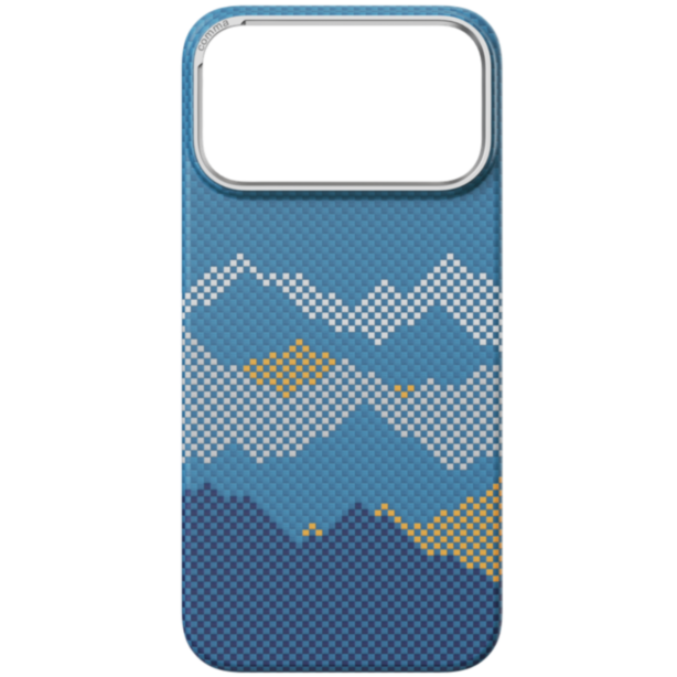 Qoruyucu örtük Comma iPhone 17 Pro Max Woven Series Magnetic 6942297136915 Mountain View