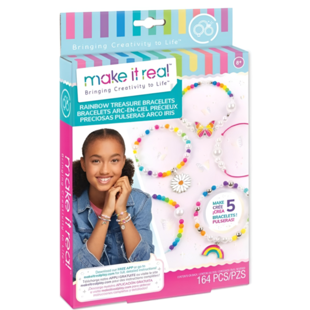  Набор для творчества Make it Real Rainbow Treasure Bracelets 1216MR / 695929012168	